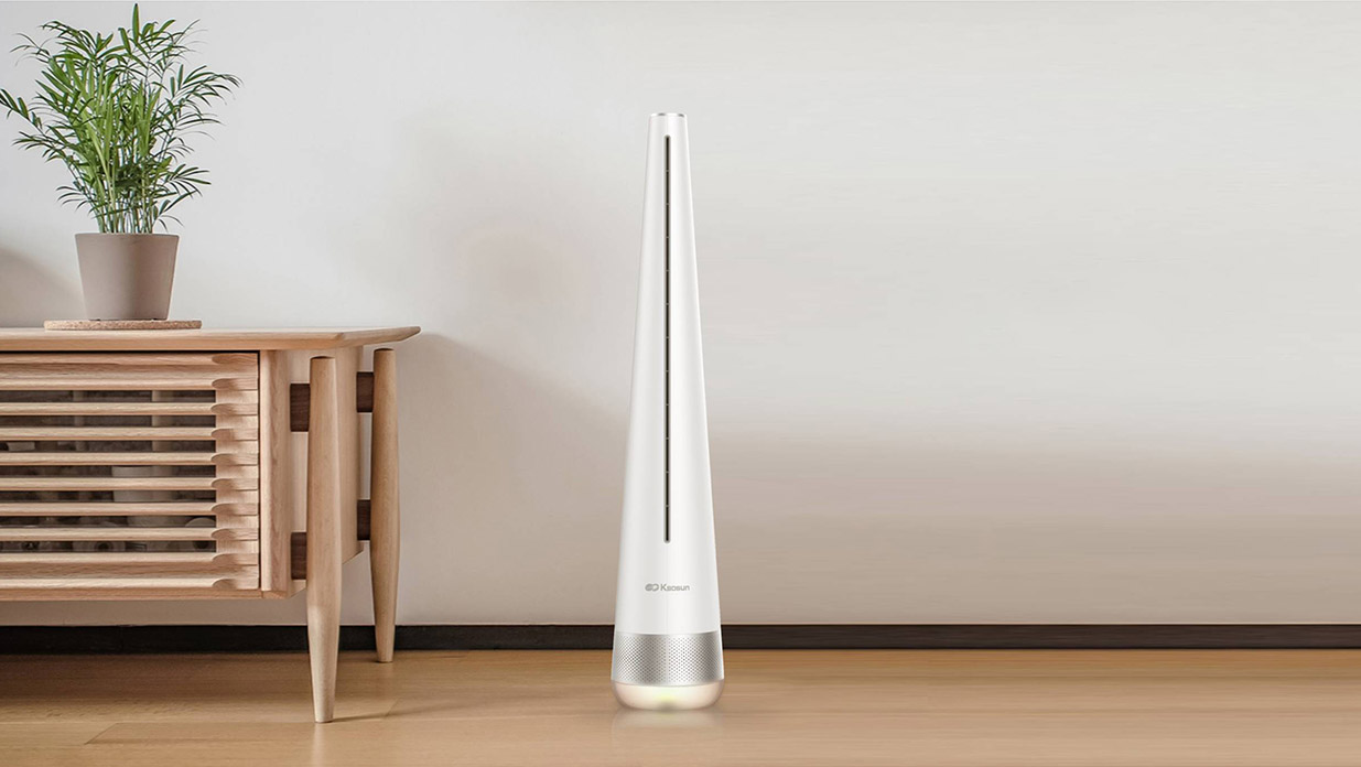 創新無葉風扇設計，打造全新的家居美學！