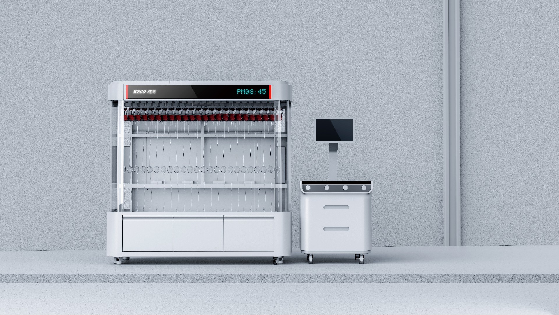 智能濾白柜的外觀設計是怎樣的？